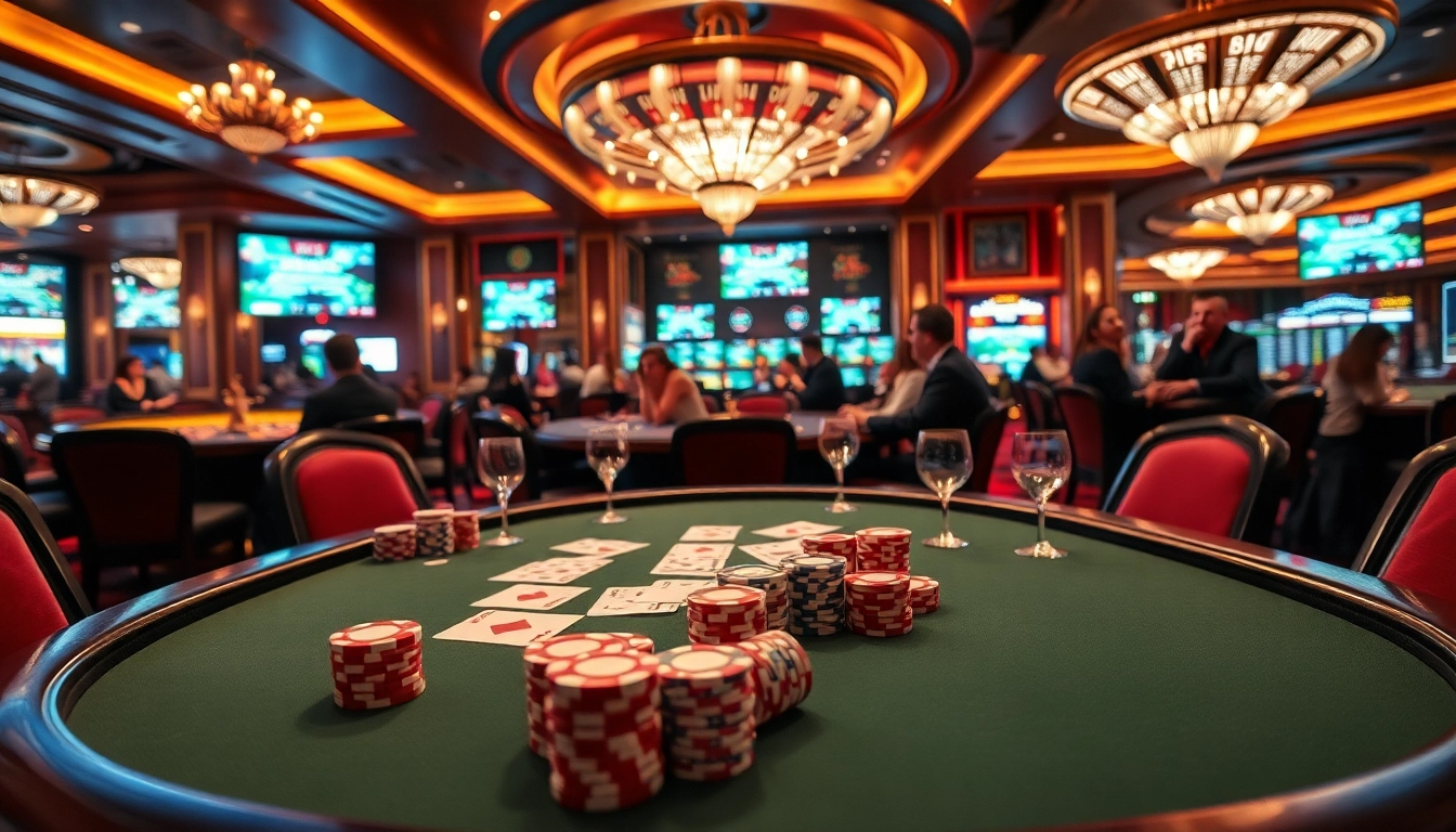Join the excitement at https://kp88.social/ with high-stakes poker action in a luxury casino setting.