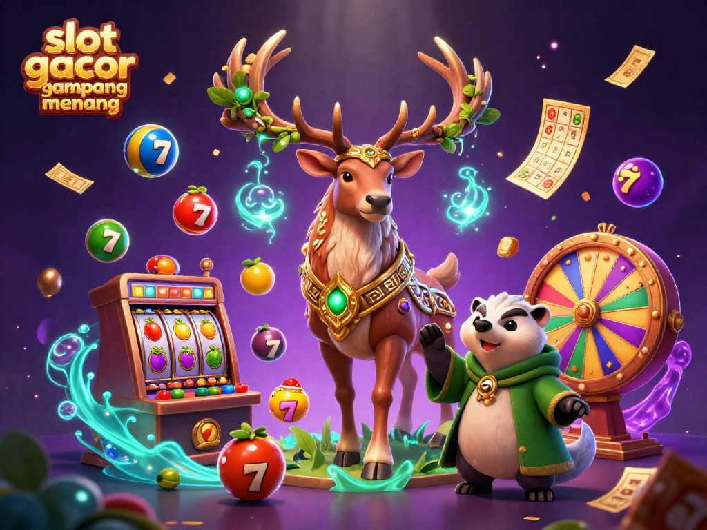 Join the adventure at slot gacor gampang menang with vibrant slot machines and dynamic casino elements.
