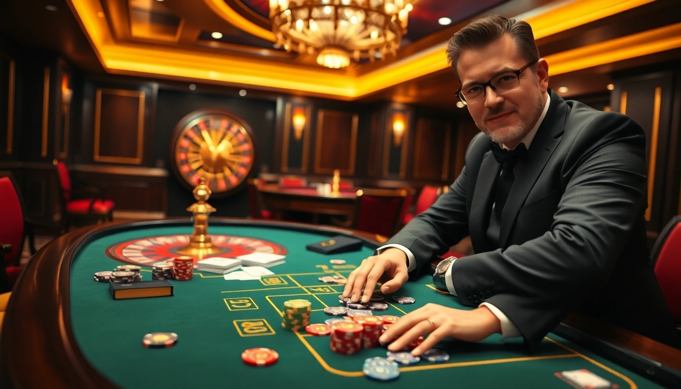 Experience the excitement of betting at XX 88 in a luxurious casino setting filled with chips and cards.