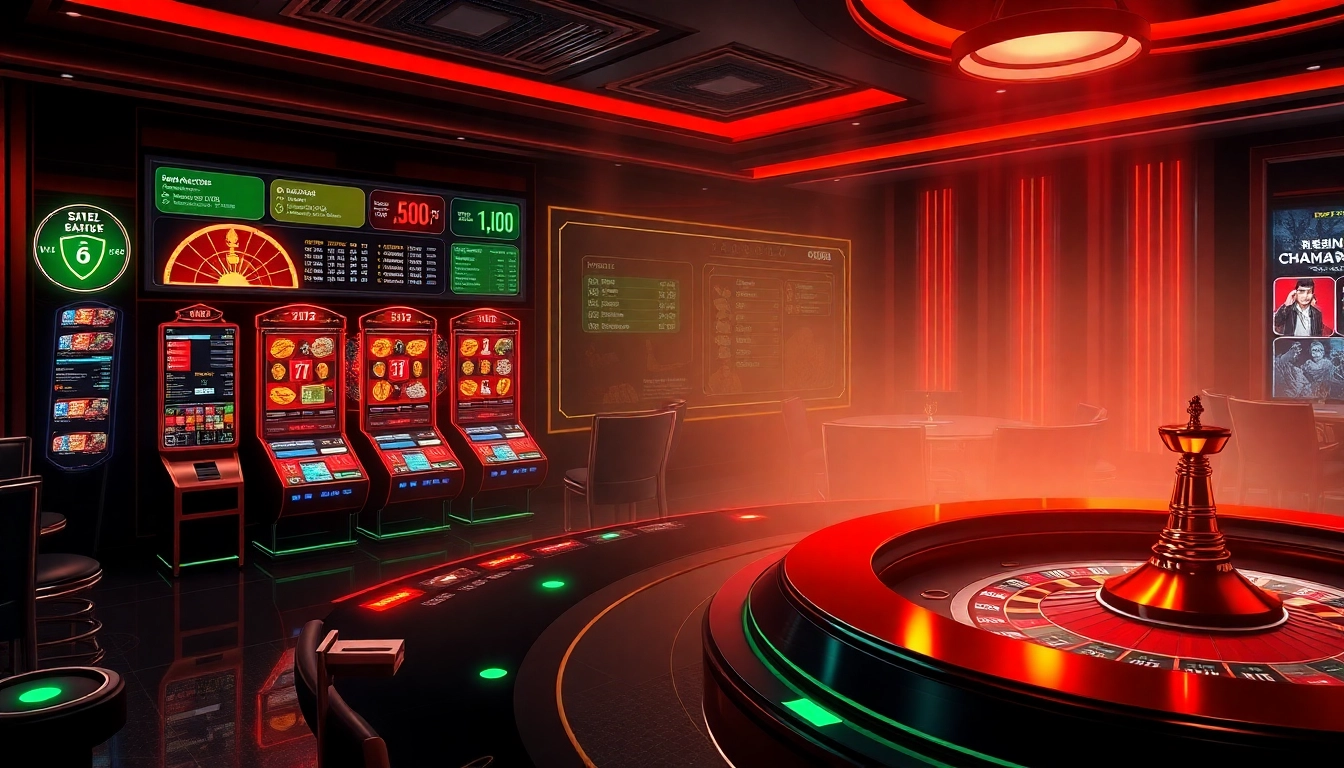 Engage with Game NK88’s secure online betting interface featuring vibrant digital casino tables and spinning roulette wheel