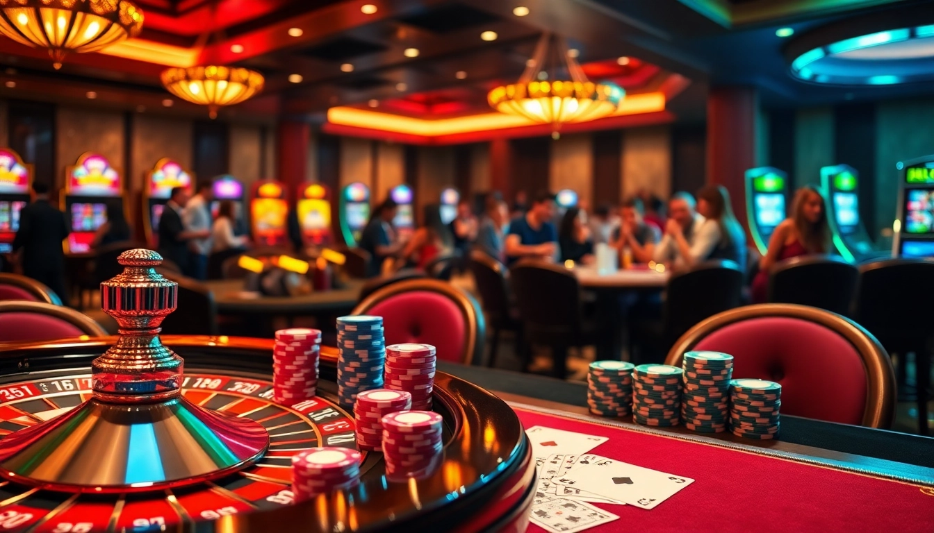 Experience the excitement of xx 88 at a luxurious casino featuring vibrant roulette and poker.