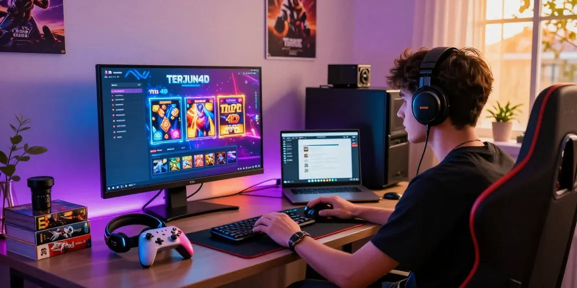 Pengalaman bermain terjun4d di lingkungan digital dengan fokus pada permainan Toto 4D dan slot online.