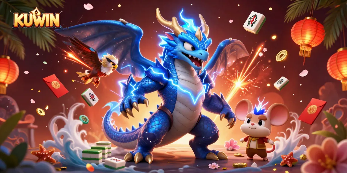 Experience thrilling gaming adventures with KUWIN's vibrant online casino elements.