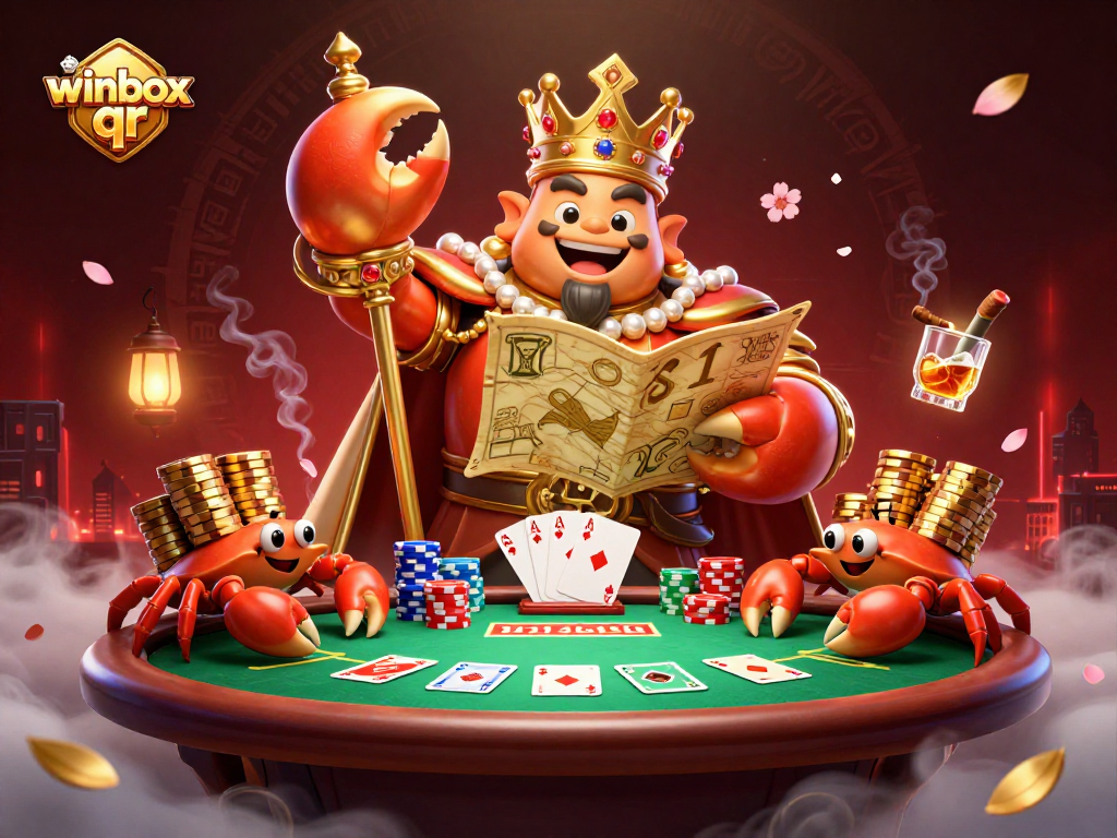 Engage with thrilling gameplay as the winbox qr emperor distributes treasures at the poker table.