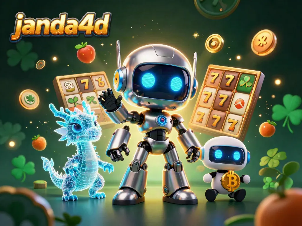 Gambarkan pengalaman bermain slot asyik di janda4d dengan karakter menarik dan elemen permainan yang dinamis.