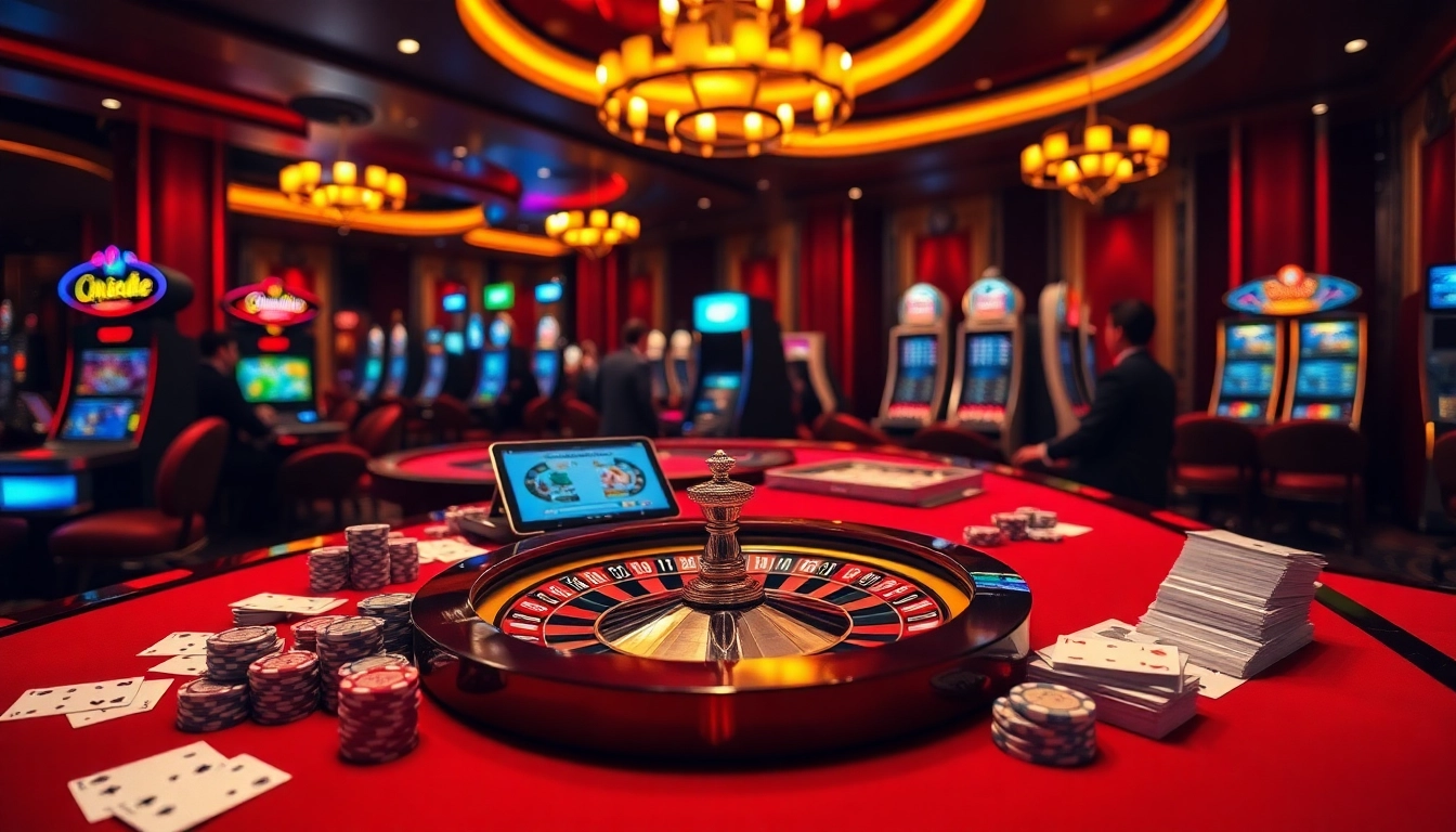 Experience high-stakes gaming with SP8 at a luxurious casino table filled with action.