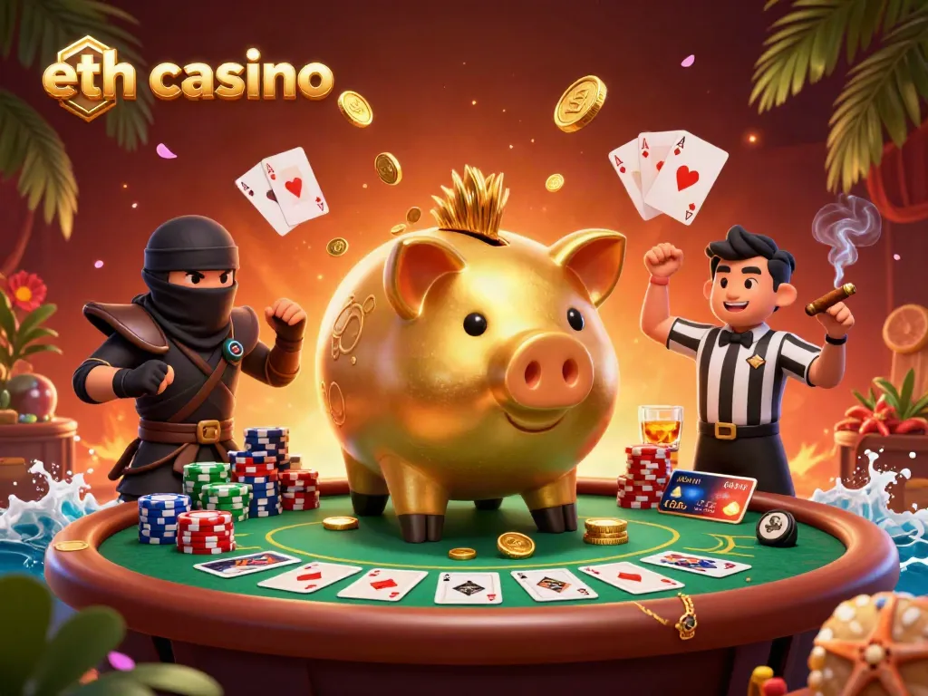 Experience the thrill of playing at an eth casino with dynamic characters and games around them!