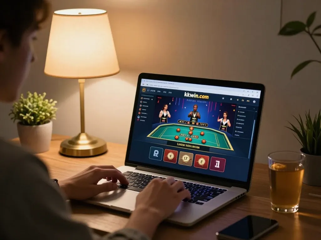 Experience live dealer excitement on kkwin.com with an engaging online setup featuring immersive gaming.