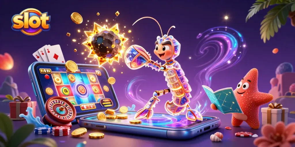Menangkan slot dengan samurai mantis 3D beraksi, kaya emas dan hadiah dari permainan.