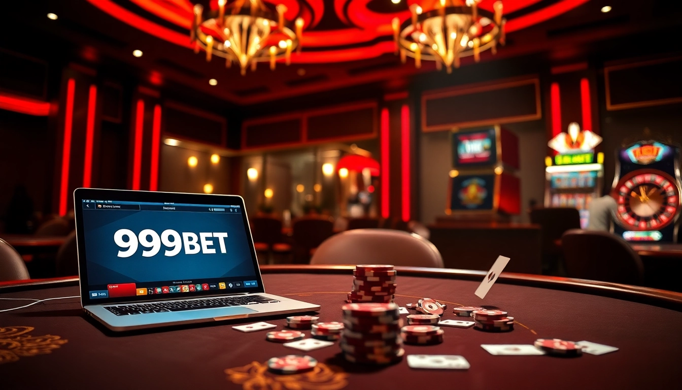 Experience the thrill of gaming at 999BET with high-stakes tables and vibrant casino interfaces.