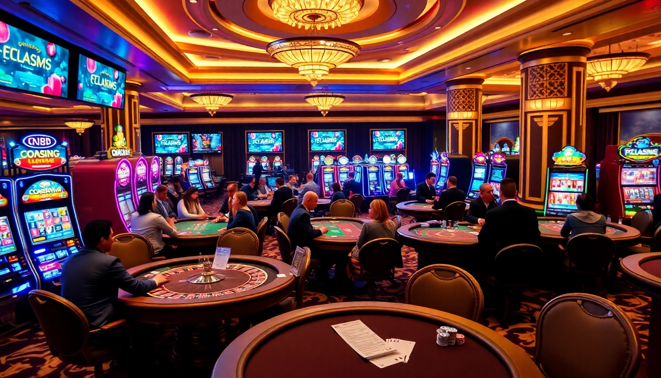 Exciting gaming action at C168 casino, with vibrant tables and lively players engaged in bets.