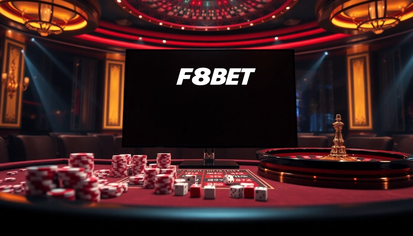 Experience thrilling online gaming action at https://f8bet.net.in/ with vibrant casino visuals and immersive betting elements.
