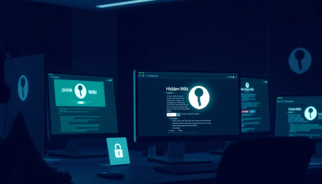 Access the hidden wiki url in a secure dark web environment with Tor browser.