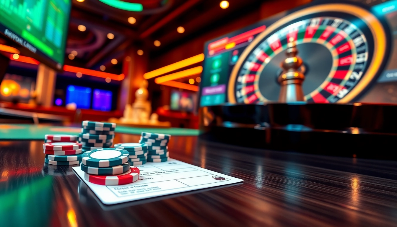Placing strategic bets on lô đề trực tuyến platform with poker chips and live data updates