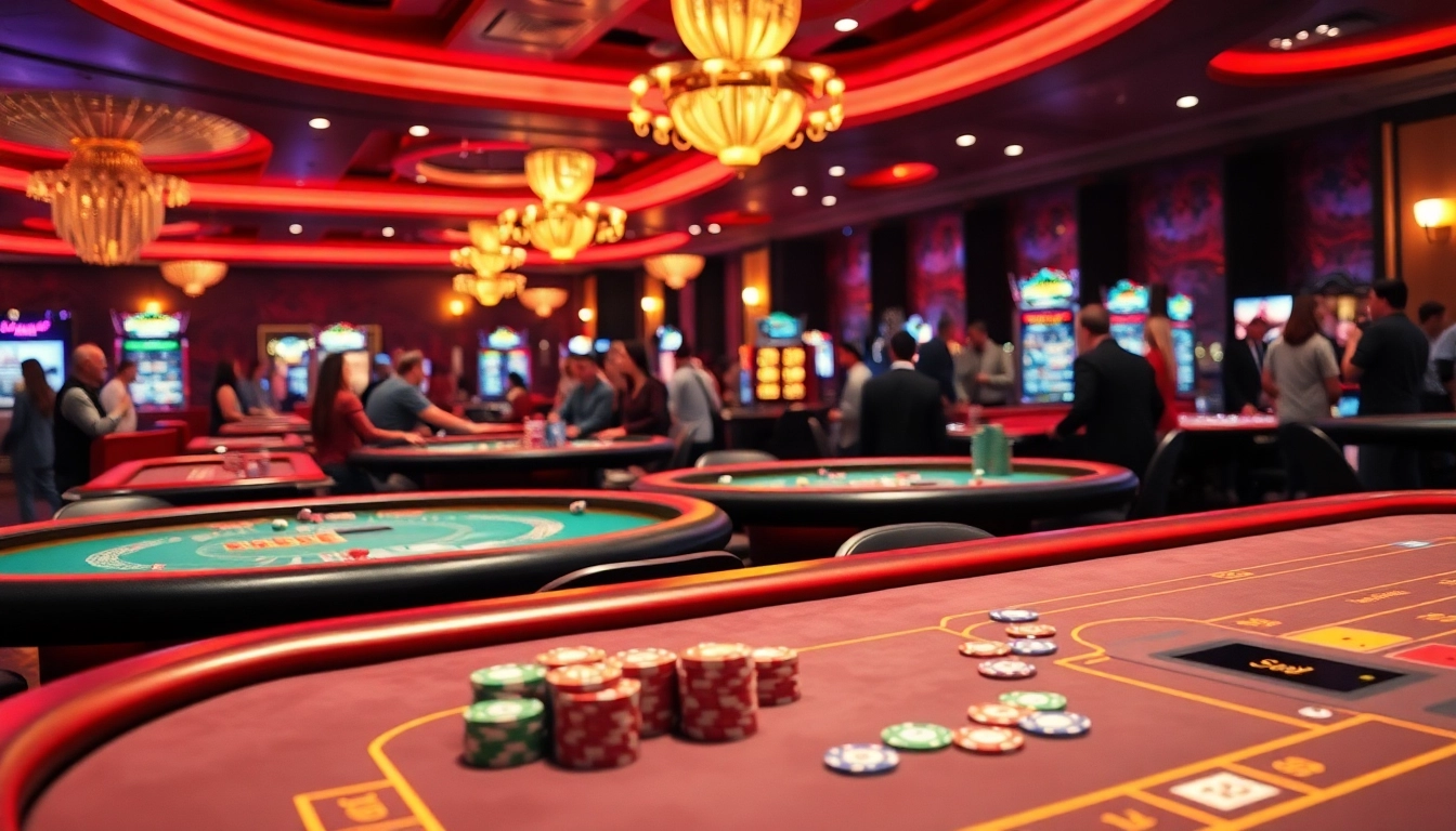 Experience thrilling casino bonuses with vibrant casino games and enthusiastic players