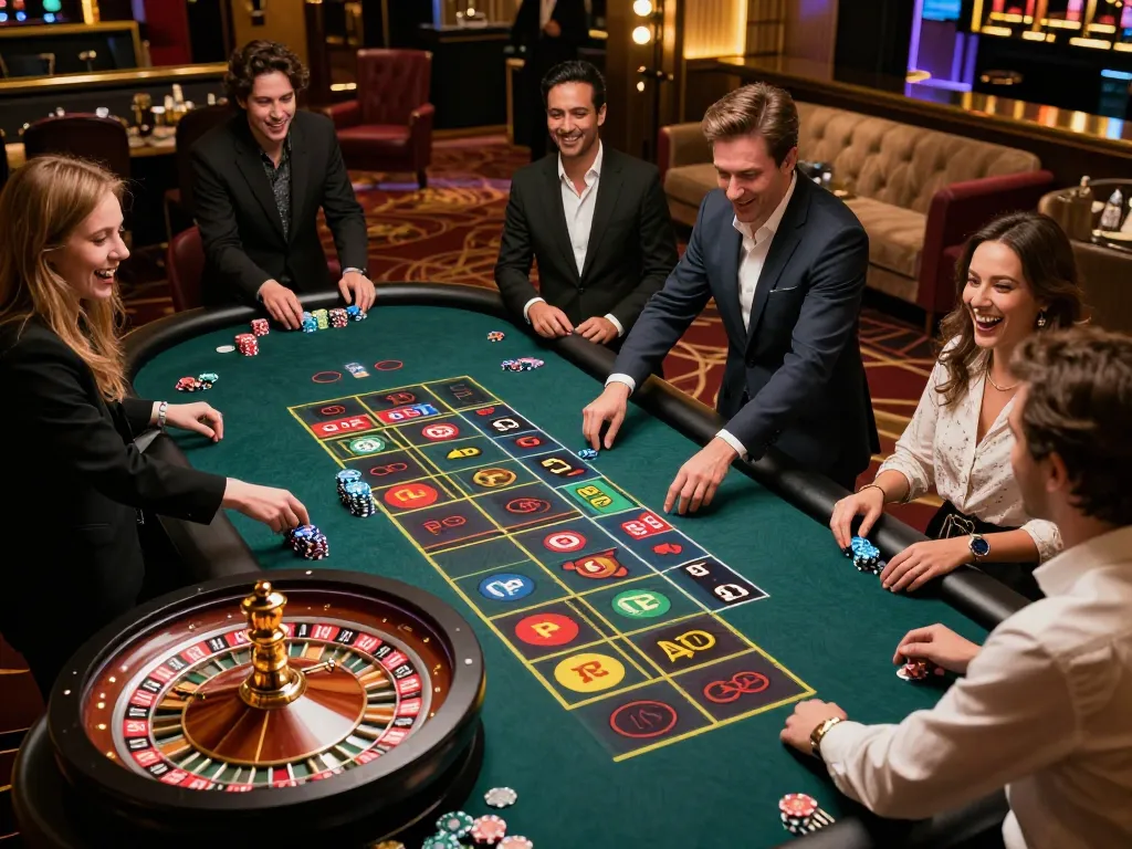 Experience live casino Malaysia with players enjoying an exciting roulette game, vibrant atmosphere and engaging gameplay