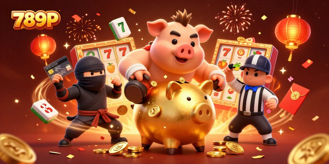 Experience the thrill of winning at 789P with vibrant gaming elements, capturing excitement and luck in every spin.