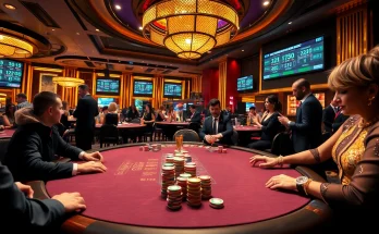 Experience the thrill of j88 in an upscale casino filled with excitement and high-stakes action.