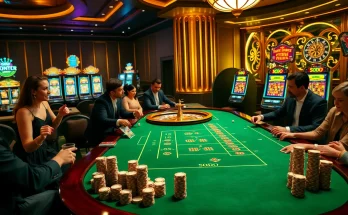 SODO gaming table experience with players excitedly placing bets and rolling dice.