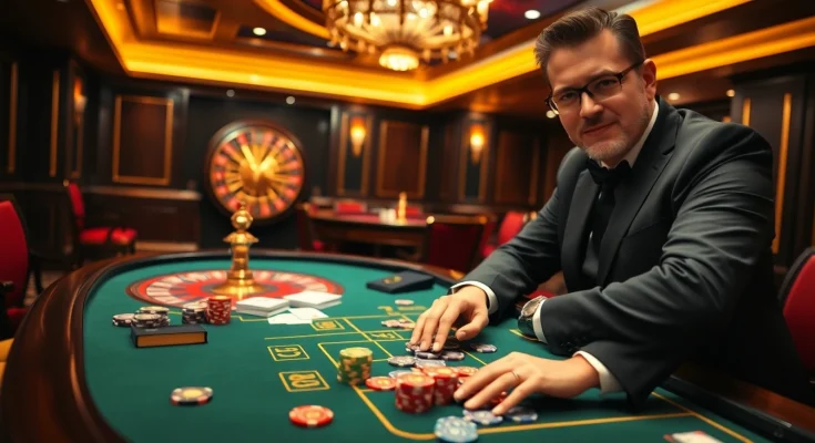 Experience the excitement of betting at XX 88 in a luxurious casino setting filled with chips and cards.