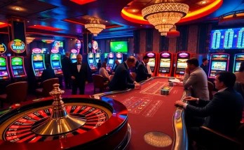 Experience the thrill of Ketquaxoso with an exciting casino scene featuring roulette, poker, and vibrant slot machines.
