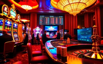 SODO66 players engaged in thrilling blackjack and roulette games inside a luxurious casino.