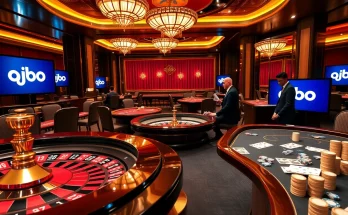 Betting excitement at qh88 casino with vibrant games, poker chips, and roulette action.