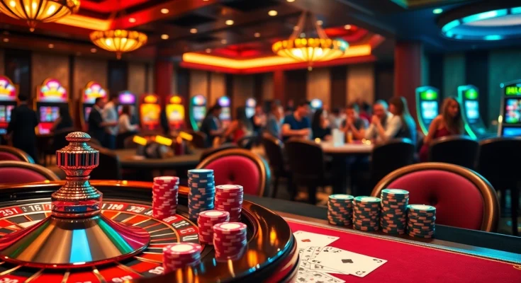 Experience the excitement of xx 88 at a luxurious casino featuring vibrant roulette and poker.
