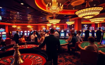 The S8 casino showcases players enjoying high-stakes games at roulette and poker tables.
