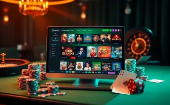 Playing blackjack online at 98win đăng nhập platform with a luxurious casino aesthetic.