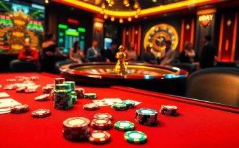 Experience the thrill of gambling at 8DAY with vibrant tables, exciting games, and luxurious ambiance.