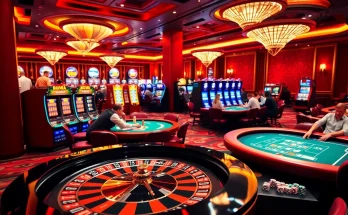 Experience the thrill of betting at the luxurious Sunwin casino with vibrant tables and lively gameplay.