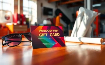 Redeem a window tint gift card for premium automotive window tinting services.