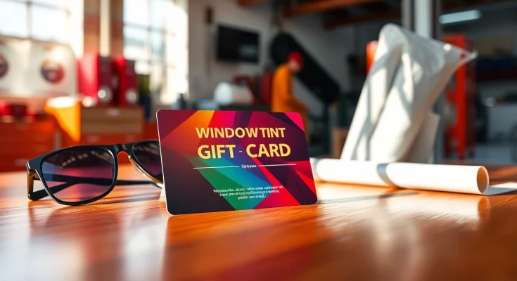 Redeem a window tint gift card for premium automotive window tinting services.
