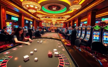 VA88 players engaging in thrilling casino games, capturing the excitement of gambling.