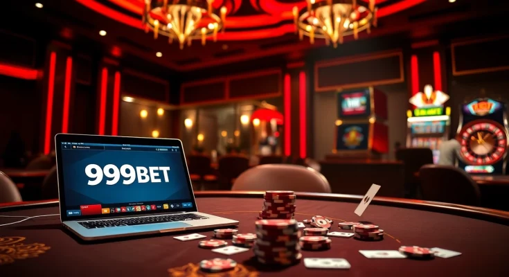 Experience the thrill of gaming at 999BET with high-stakes tables and vibrant casino interfaces.