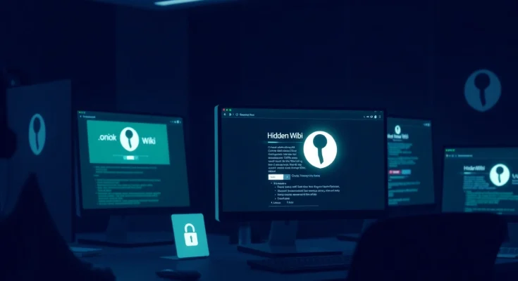 Access the hidden wiki url in a secure dark web environment with Tor browser.