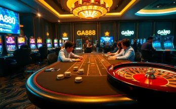 Experience thrilling plays at GA888 with vibrant slots and poker action.