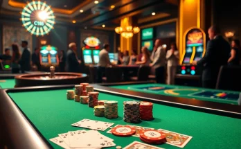 Experience the thrill of gaming at C168 online casino featuring vibrant tables and colorful chips.