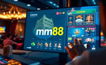 Engaging online casino interface featuring mm88, showcasing dynamic betting options and games.