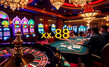 Experience thrilling gambling moments at xx 88 with a vibrant casino ambiance.