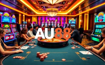 Experience the excitement at AU88 with high-stakes poker and vibrant slot machines.