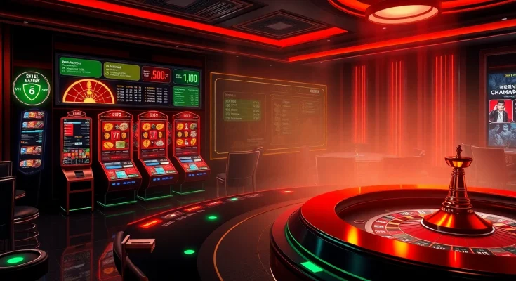 Engage with Game NK88’s secure online betting interface featuring vibrant digital casino tables and spinning roulette wheel
