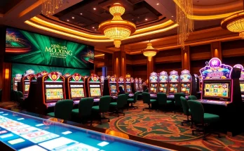 Nổ Hũ Đổi Thưởng spinning slot machines and vibrant casino gaming interface