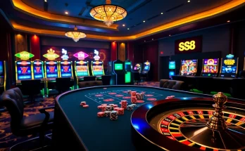 Players enjoying the S8 casino experience with engaging blackjack and vibrant casino ambiance.