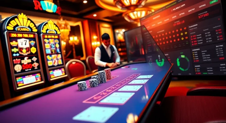 Interactive DR88 Bet live casino table with chips, cards, and dynamic betting interface