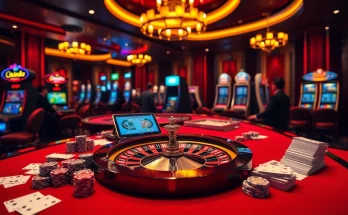 Experience high-stakes gaming with SP8 at a luxurious casino table filled with action.
