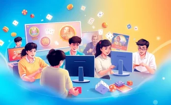 Players enjoying engaging games on sunwinw.com, featuring vibrant graphics and a welcoming atmosphere.