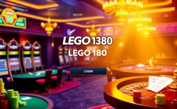 Engage with LEGO138 login for thrilling online gambling experiences featuring vibrant slot machines and casino tables.