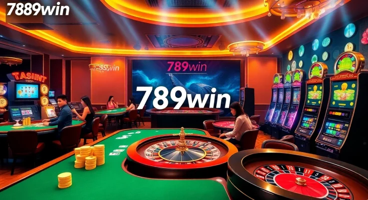 Experience thrilling gameplay at 789win with vibrant casino tables and lively players.